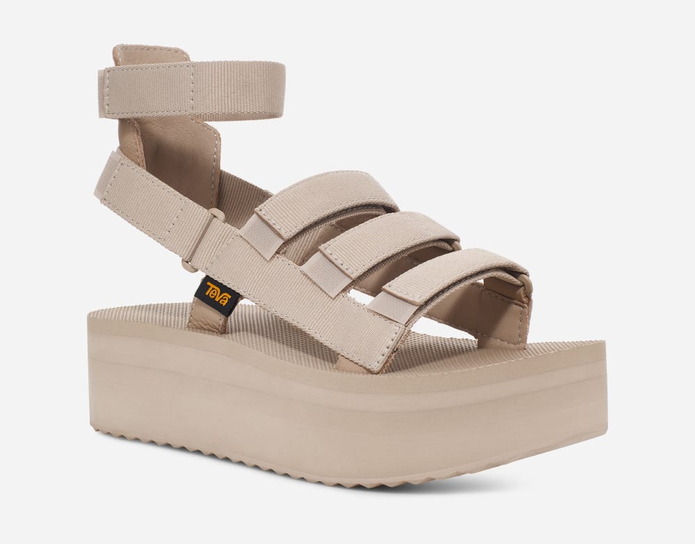 Teva Flatform Mevia Miesten Platform Sandaalit Harmaat | Suomi-5260