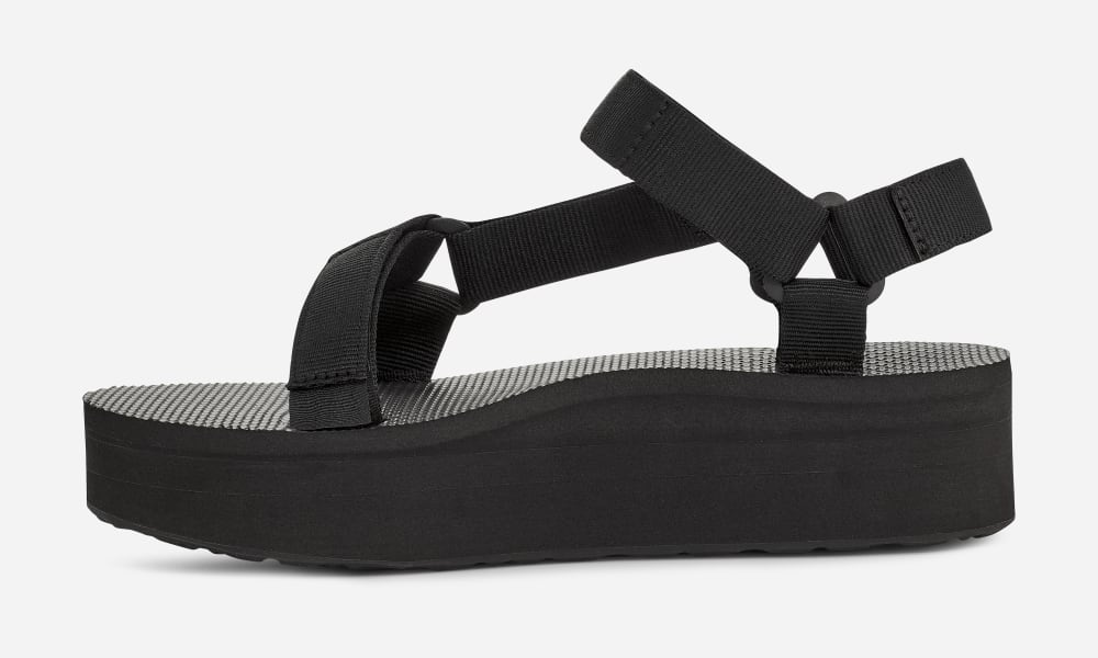 Teva Flatform Universal Miesten Platform Sandaalit Mustat | Suomi-1826