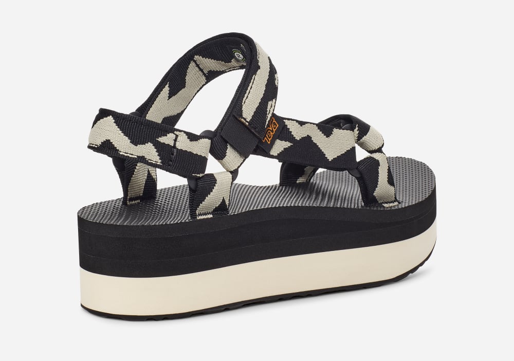 Teva Flatform Universal Miesten Platform Sandaalit Mustat | Suomi-7281