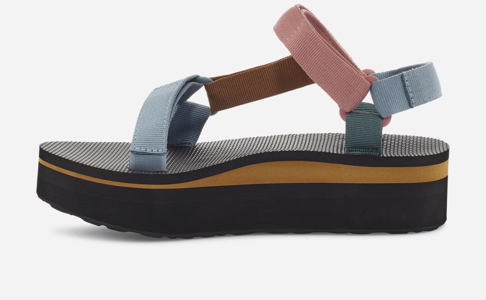 Teva Flatform Universal Miesten Platform Sandaalit Vaaleanmonivärinen | Suomi-9863