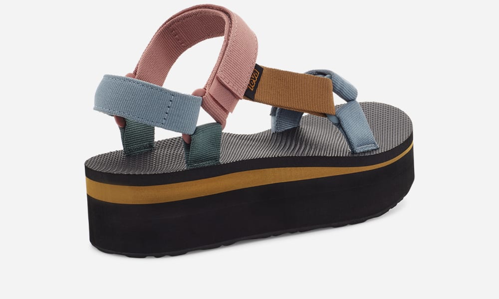 Teva Flatform Universal Miesten Platform Sandaalit Vaaleanmonivärinen | Suomi-9863