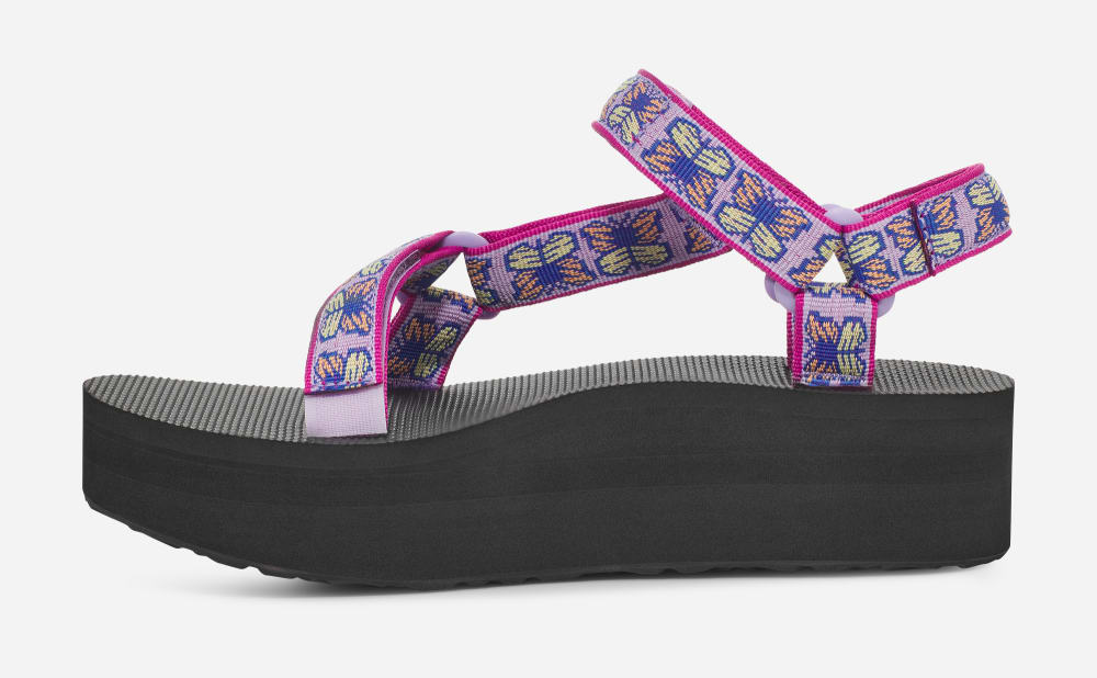 Teva Flatform Universal Naisten Platform Sandaalit Violetit | Suomi-1807