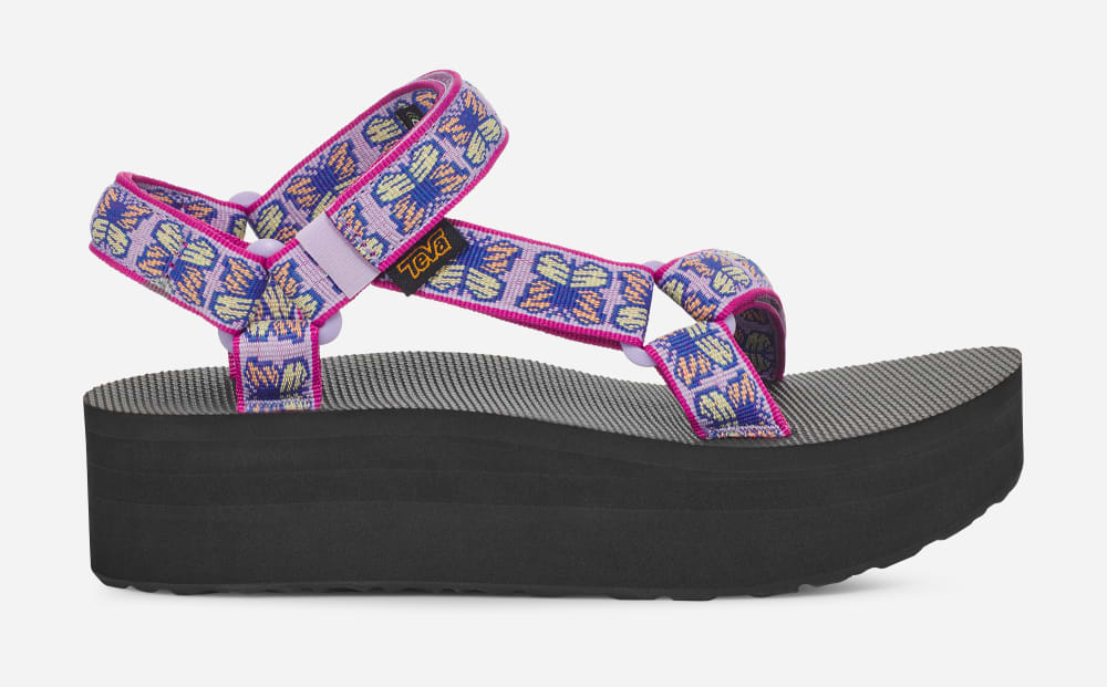 Teva Flatform Universal Naisten Platform Sandaalit Violetit | Suomi-1807