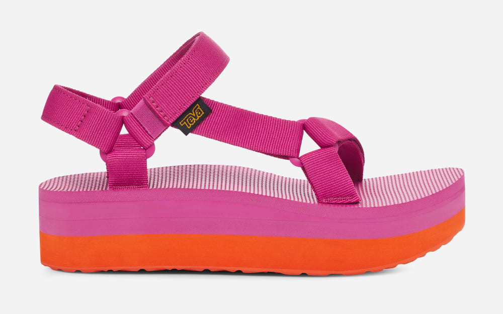 Teva Flatform Universal Naisten Platform Sandaalit Pinkki Violetit Oranssi | Suomi-5908