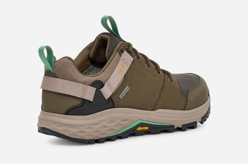 Teva Grandview GTX Low Naisten Vaellussaappaat Oliivinvihreä Ruskea | Suomi-7132