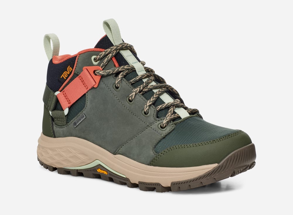 Teva Grandview Gore-Tex Naisten Vaellussaappaat Khaki | Suomi-1738