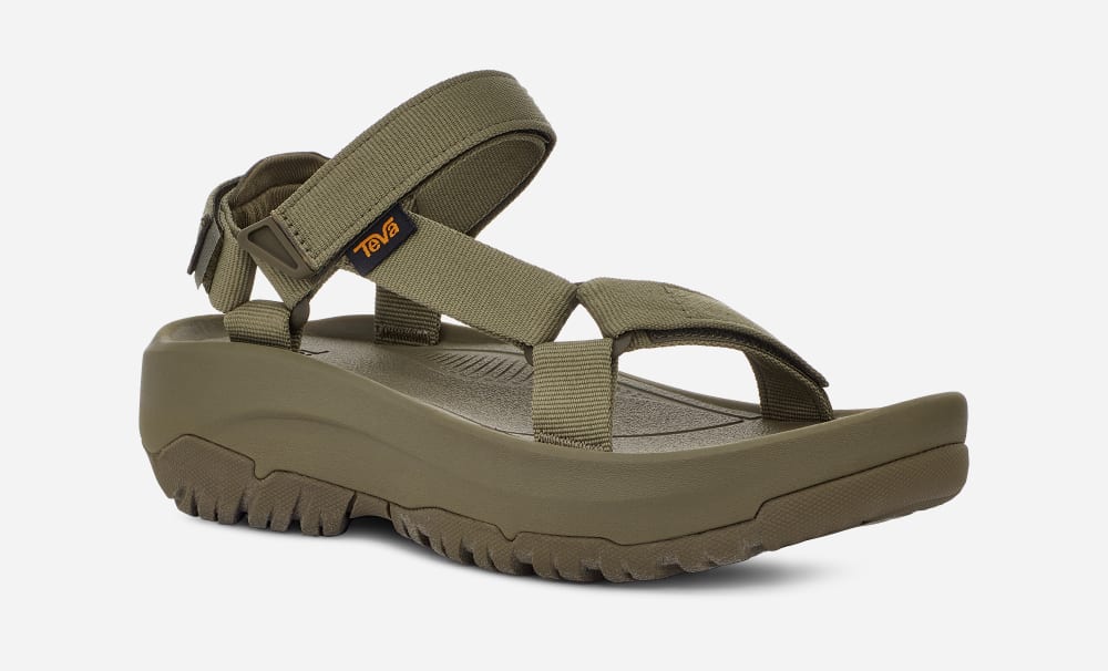 Teva Hurricane Xlt2 Ampsole Miesten Platform Sandaalit Oliivinvihreä | Suomi-1368