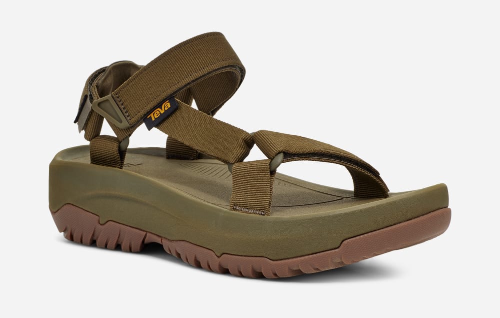 Teva Hurricane Xlt2 Ampsole Miesten Platform Sandaalit Tummanoliivinvihreä | Suomi-8367