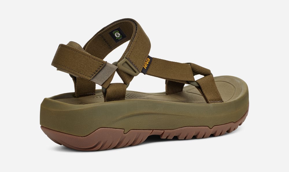 Teva Hurricane Xlt2 Ampsole Miesten Platform Sandaalit Tummanoliivinvihreä | Suomi-8367