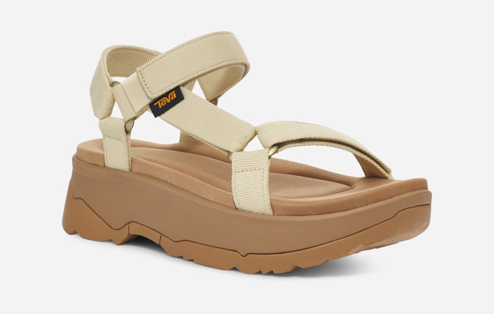 Teva Jadito Universal Naisten Platform Sandaalit Beige | Suomi-9352