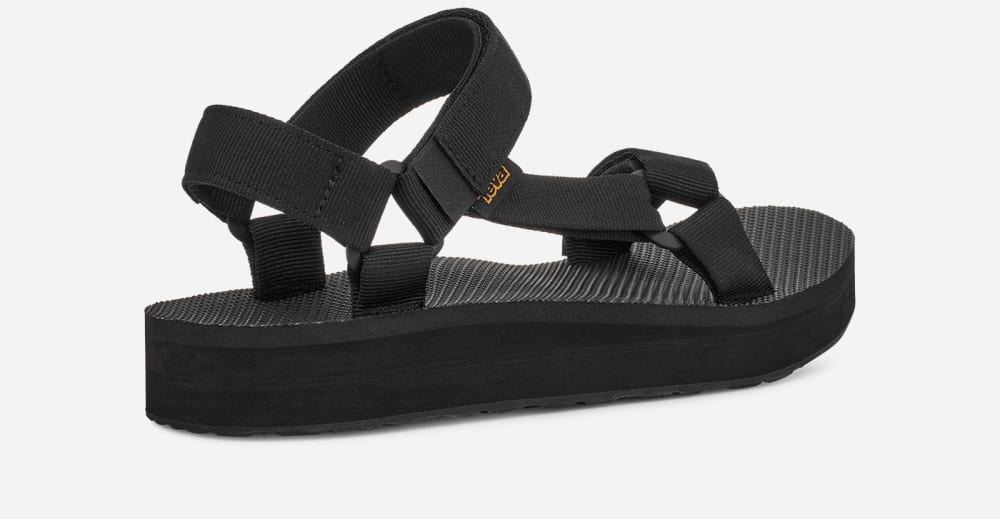 Teva Mid Universal Miesten Platform Sandaalit Mustat | Suomi-4162