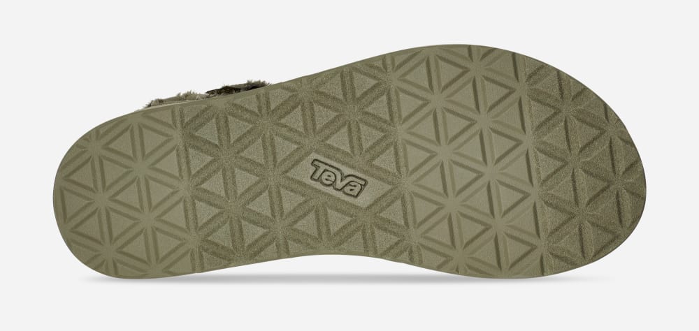 Teva Midform Universal Canvas Miesten Platform Sandaalit Oliivinvihreä | Suomi-3470