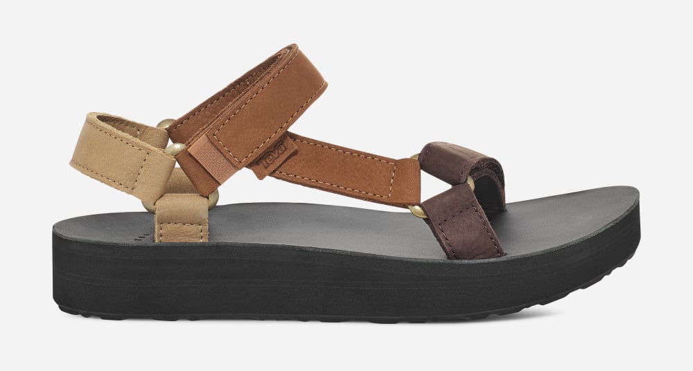 Teva Midform Universal Leather Naisten Platform Sandaalit Monivärinen | Suomi-9548