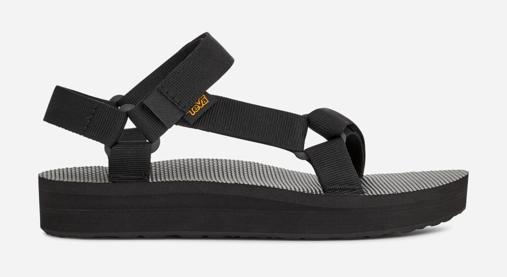 Teva Midform Universal Miesten Platform Sandaalit Mustat | Suomi-3198