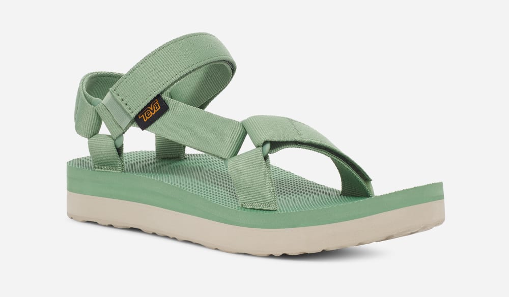 Teva Midform Universal Miesten Platform Sandaalit Vihreä | Suomi-4875