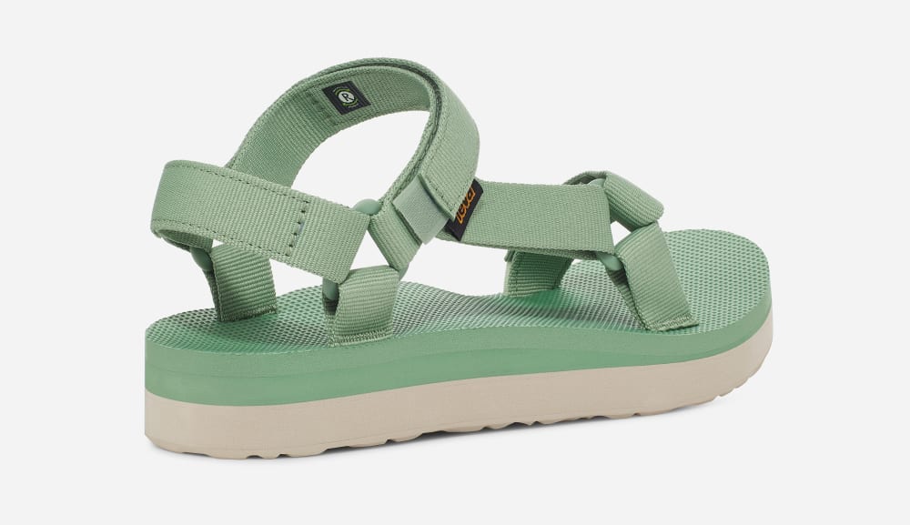 Teva Midform Universal Miesten Platform Sandaalit Vihreä | Suomi-4875