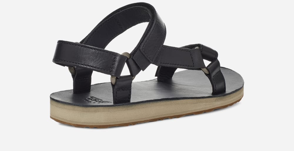 Teva Original Universal Leather Naisten Sandaalit Mustat | Suomi-1264