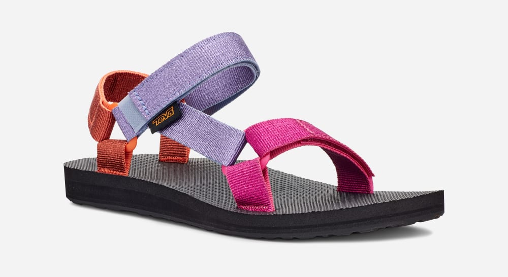 Teva Original Universal Naisten Sandaalit Metal Pinkki Monivärinen | Suomi-0568