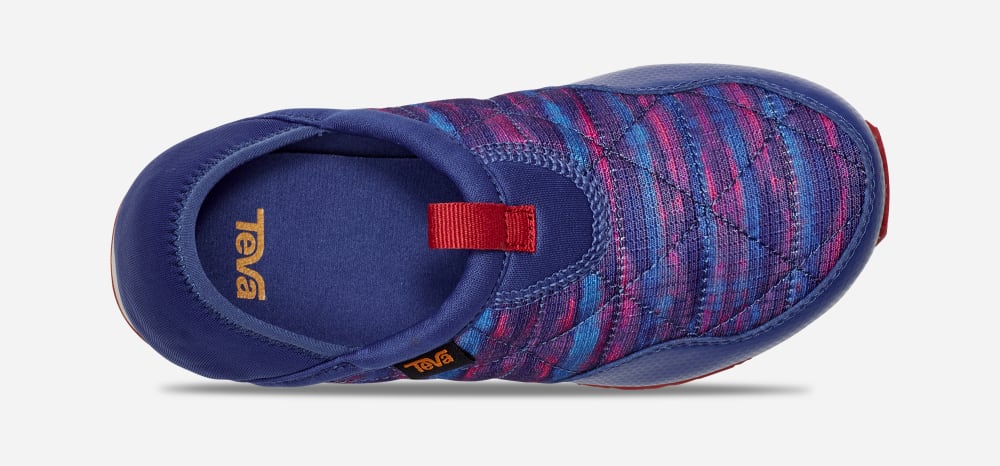 Teva ReEMBER TIE-DYE Lasten Mokkasiinit Punainen Sininen | Suomi-9526