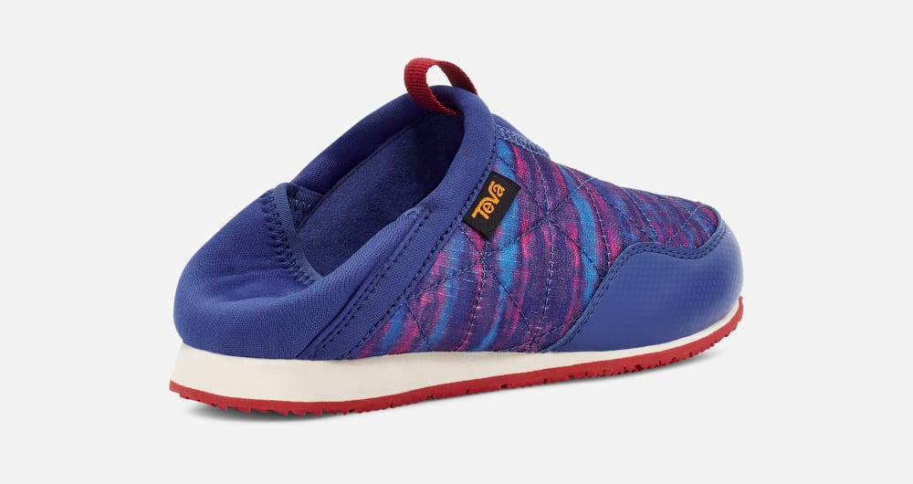 Teva ReEMBER TIE-DYE Lasten Mokkasiinit Punainen Sininen | Suomi-9526