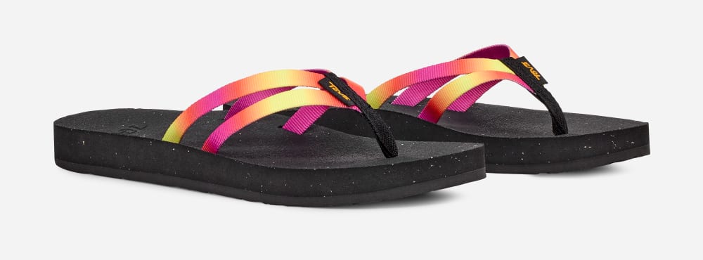 Teva Reflip Strappy Gradiate Naisten Varvastossut Pinkki Violetit | Suomi-6042