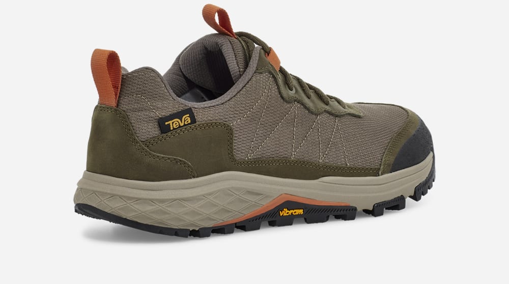 Teva Ridgeview Low Miesten Vaellussaappaat Tummanoliivinvihreä | Suomi-1249