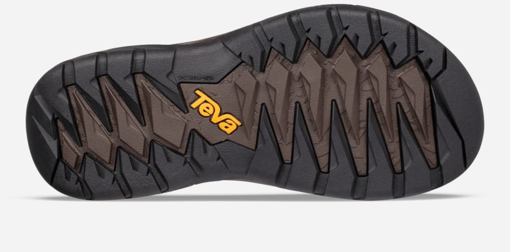 Teva Terra Fi 5 Universal Leather Miesten Vaellussandaalit Kahvi | Suomi-9537