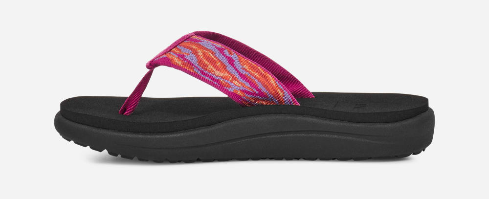 Teva Voya Lasten Varvastossut Pinkki Violetit | Suomi-0164