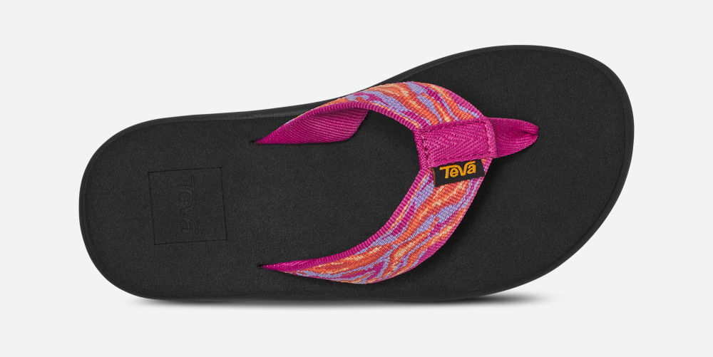 Teva Voya Lasten Varvastossut Pinkki Violetit | Suomi-0164