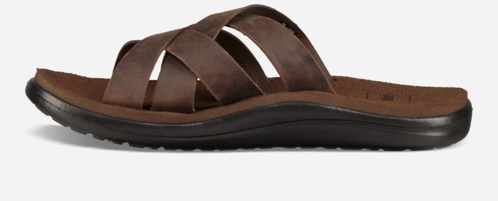 Teva Voya Leather Miesten Rantasandaalit Ruskea | Suomi-7465