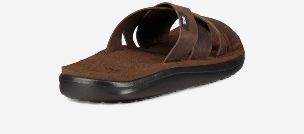 Teva Voya Leather Miesten Rantasandaalit Ruskea | Suomi-7465