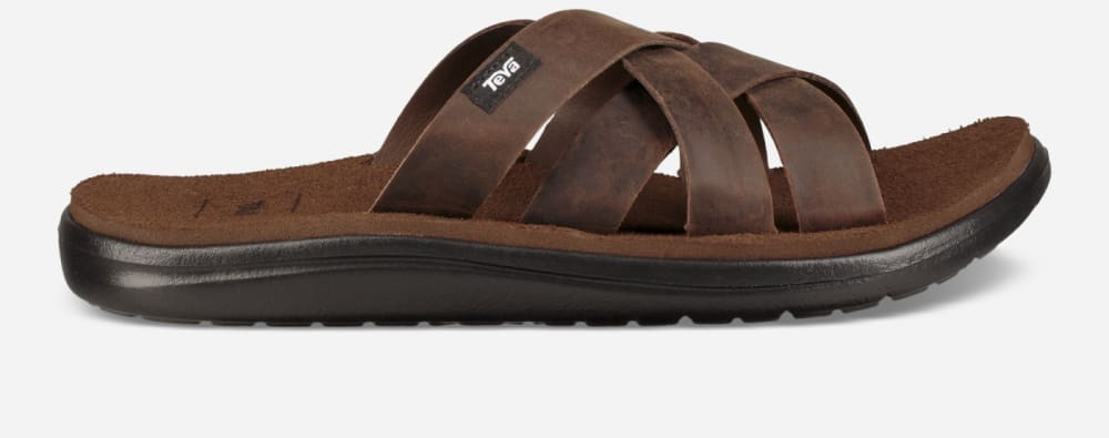 Teva Voya Leather Miesten Rantasandaalit Ruskea | Suomi-7465