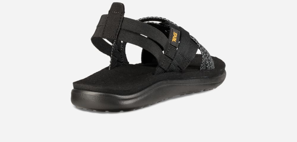 Teva Voya Strappy Naisten Sandaalit Mustat | Suomi-6087