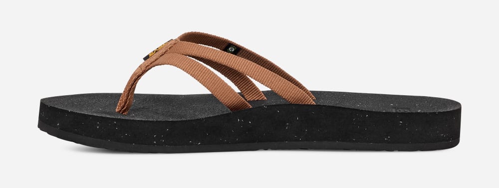 Teva W Reflip Strappy Naisten Varvastossut Ruskea | Suomi-4625