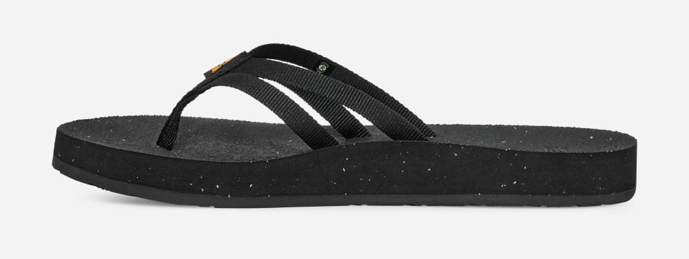 Teva W Reflip Strappy Naisten Varvastossut Mustat | Suomi-6439