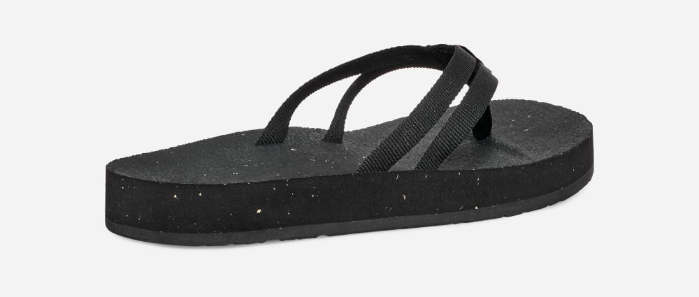 Teva W Reflip Strappy Naisten Varvastossut Mustat | Suomi-6439