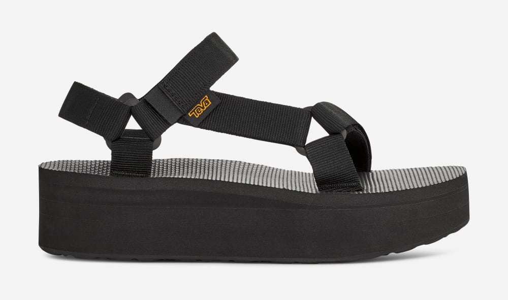 Teva Flatform Universal Miesten Platform Sandaalit Mustat | Suomi-1826