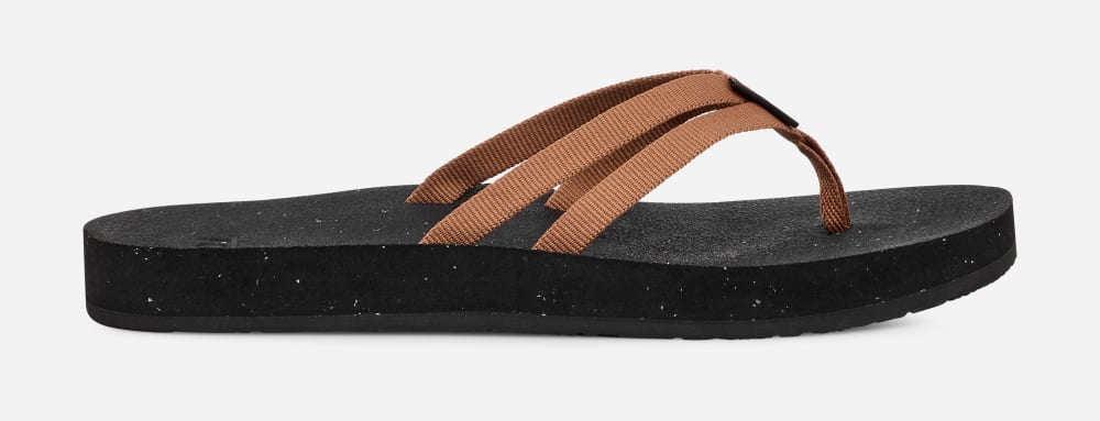 Teva W Reflip Strappy Naisten Varvastossut Ruskea | Suomi-4625